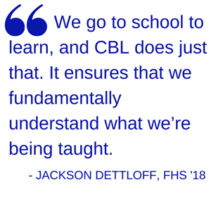 We go to school to learn, and CBL does just that. 
